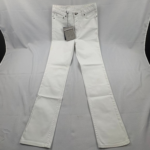 NWT BLK DNM White Jeans Women 28x32 (fits 28x30) Minimalist Quiet Luxury*READ - Picture 1 of 11